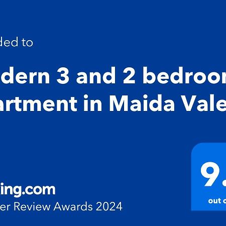 Modern 3 And 2 Bedroom Apartment In Maida Vale Londra Esterno foto